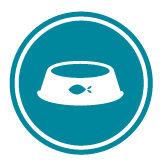 Icon Futternapf für Katzen